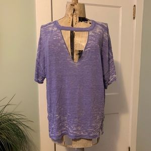 Free People distressed tee